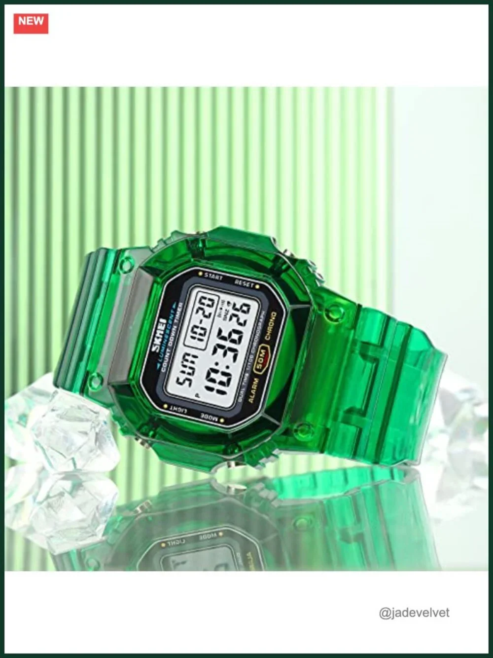 Gosasa Unisex Digital Sport Watch 50M Waterproof Stopwatch Alarm